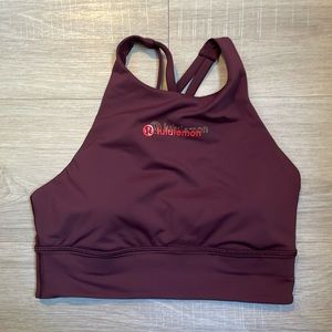 Lululemon High Neck Energy Bra
